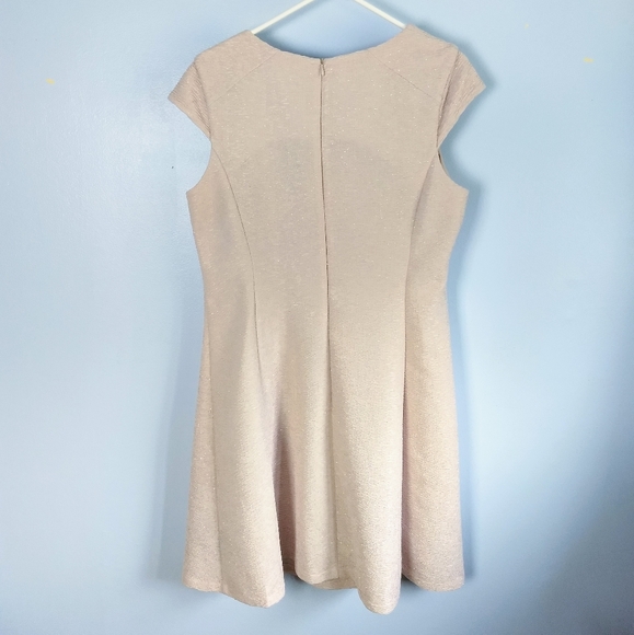 AGB Champagne Gold Glitter Dress - Picture 5 of 5